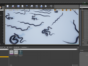 black mamba - animated 3D-Modell