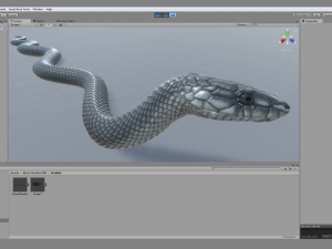 black mamba - animated 3D-Modell