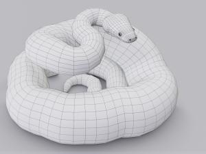 boa constrictor - animated Modèle 3D