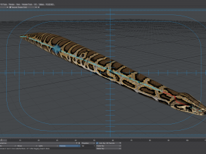 burmese python - animated 3D Model
