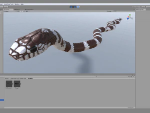 California kingsnake - animated 3D Model