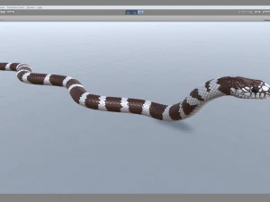 California kingsnake - animated 3D Model