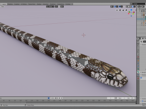 california kingsnake - animated Modelo 3D