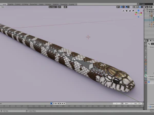 California kingsnake - animated 3D Model