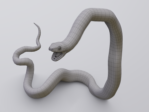 california kingsnake - animated Modelo 3D