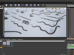 garter snake - animated Modèle 3D