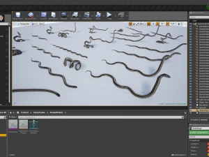 Garter snake - animated 3D Model