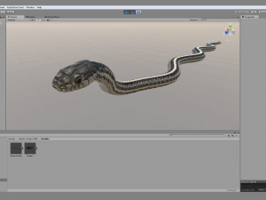 garter snake - animated Modèle 3D
