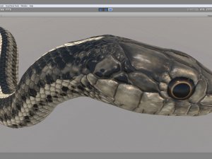 garter snake - animated Modèle 3D