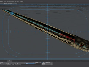 Garter snake - animated 3D Model