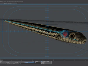 Garter snake - animated 3D Model