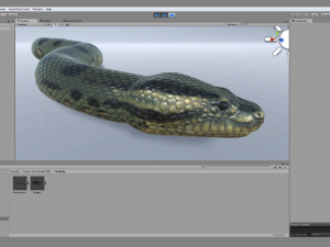 green anaconda - animated 3D Model