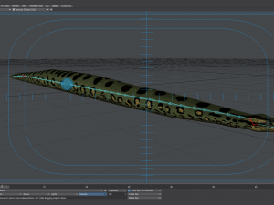 green anaconda - animated 3D Model