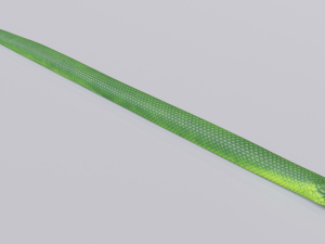 green mamba - animated 3D Model