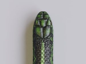 green snake - animated 3D Модель