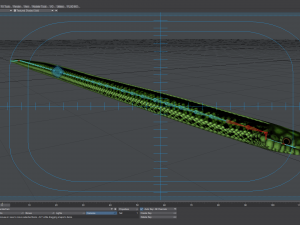 green snake - animated 3D Модель