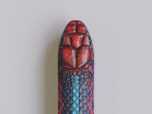 San francisco garter snake - animated 3D Model