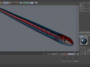San francisco garter snake - animated 3D Modell
