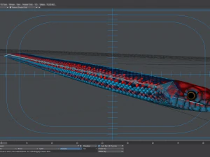 San francisco garter snake - animated 3D Model