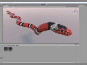 scarlet kingsnake - animated 3D Model