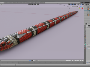 scarlet kingsnake - animated 3D Model
