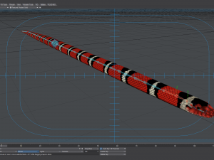 scarlet kingsnake - animated 3D Model