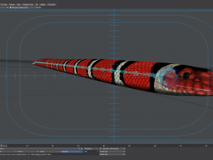 scarlet kingsnake - animated 3D Model