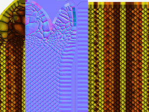 yellow snake - animated 3D Модель