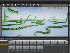 boomslang snake - animated Modèle 3D