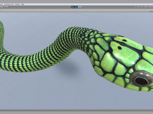 boomslang snake - animated Modèle 3D