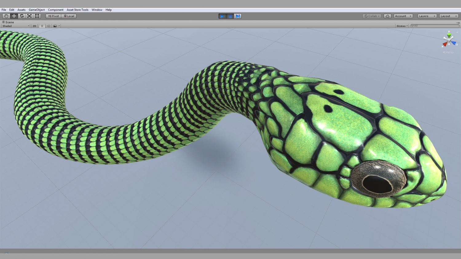 Snake (3D) - CLIP STUDIO ASSETS