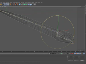 Boomslang snake - animated 3D Model