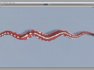 Blood python - animated 3D Model