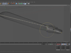 blood python - animated Modello 3D