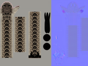 Eastern diamondback rattlesnake - animated Model 3D