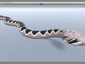 Eastern diamondback rattlesnake - animated Model 3D