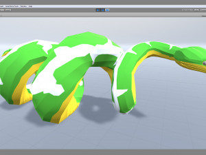 emerald tree boa - animated Model 3D