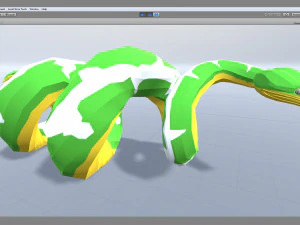 Emerald tree boa - animated 3D Model