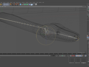 emerald tree boa - animated Model 3D