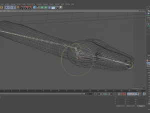 Emerald tree boa - animated 3D Model