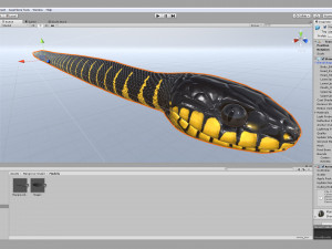mangrove snake - animated Modèle 3D