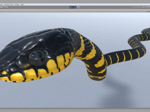 mangrove snake - animated Modèle 3D