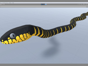 mangrove snake - animated Modèle 3D