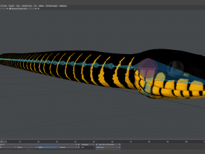 mangrove snake - animated Modèle 3D