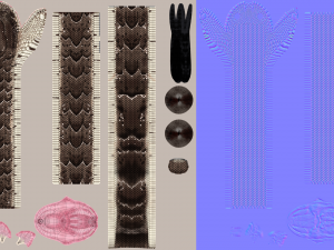 puff adder 3D Model