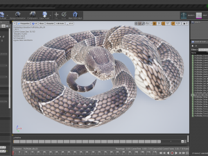 puff adder 3D Model