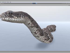puff adder 3D Model