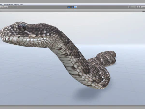 Puff adder 3D Model