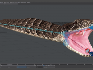 puff adder 3D Model