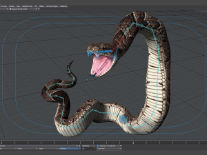 puff adder 3D Model